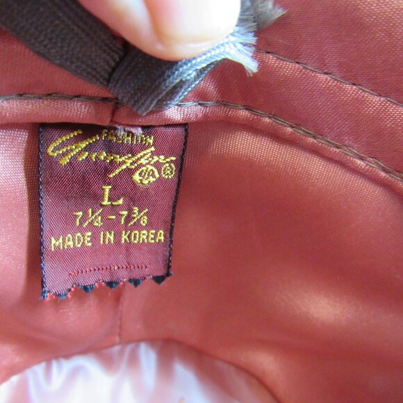 YoungAn Beacon Hill Men's Blue Felt Fedora Size L 7 1/4-7 3/8 Made in Korea - Picture 8 of 8